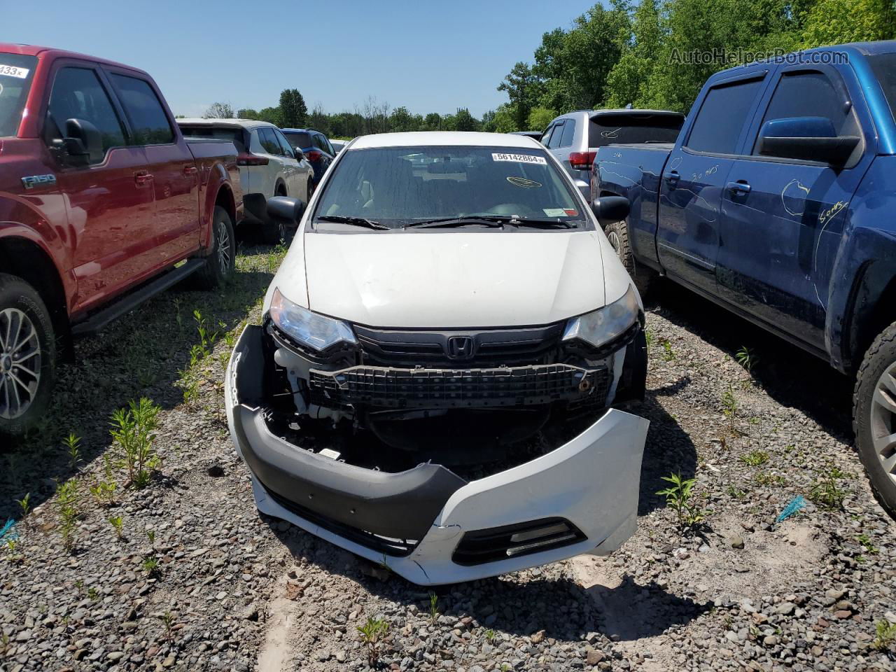 2012 Honda Insight  White vin: JHMZE2H39CS000069