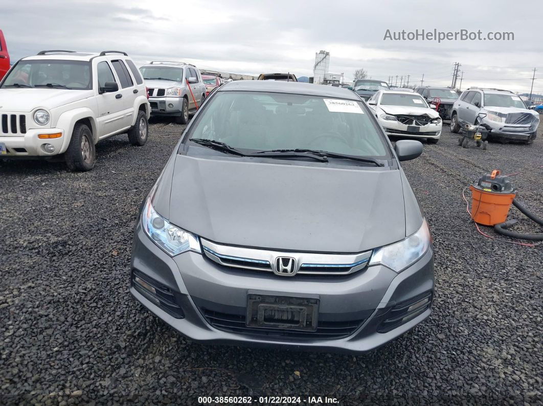 2012 Honda Insight   Серый vin: JHMZE2H39CS005966