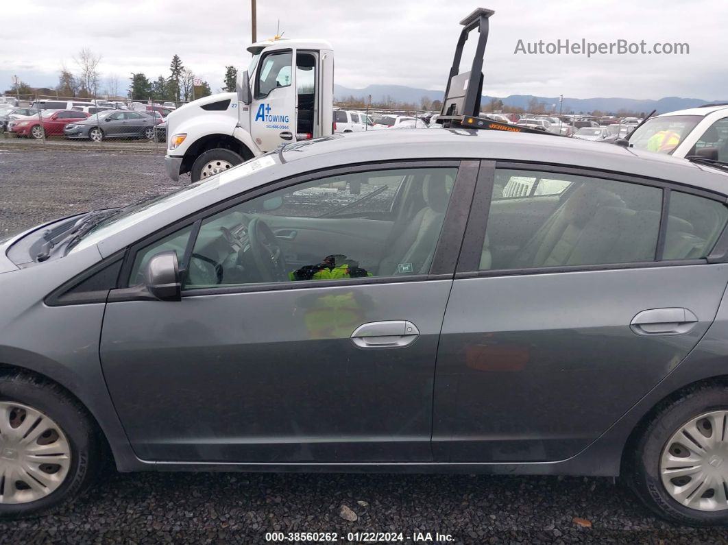 2012 Honda Insight   Серый vin: JHMZE2H39CS005966