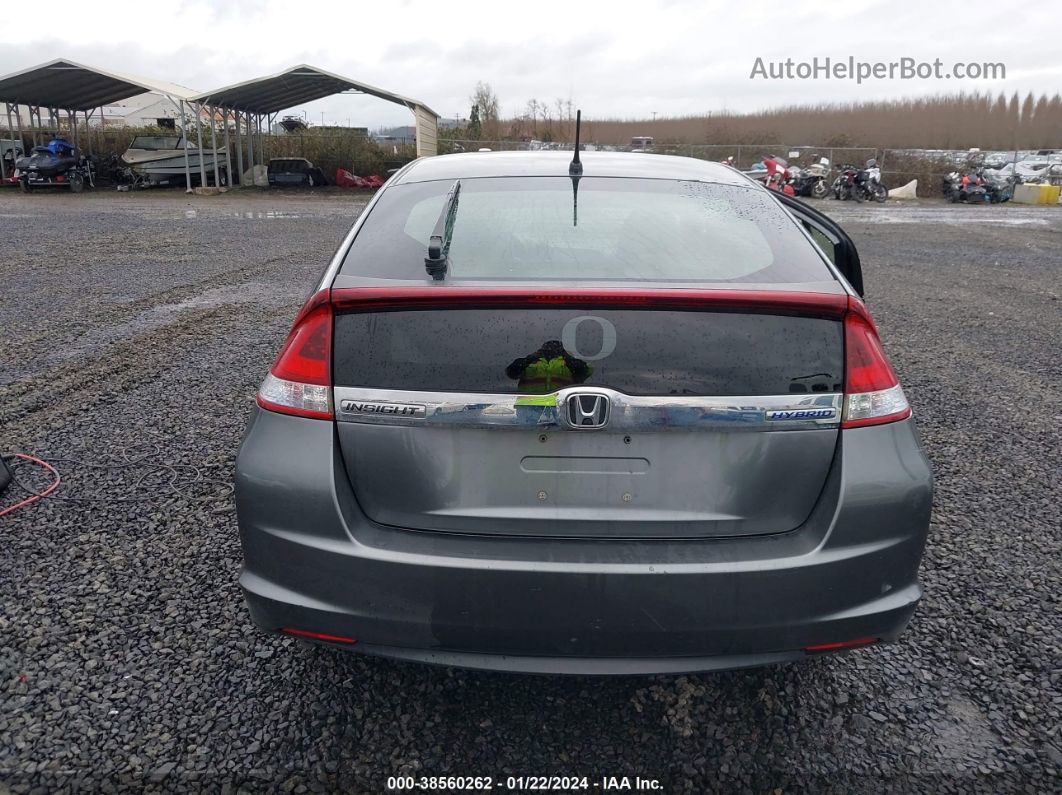 2012 Honda Insight   Серый vin: JHMZE2H39CS005966