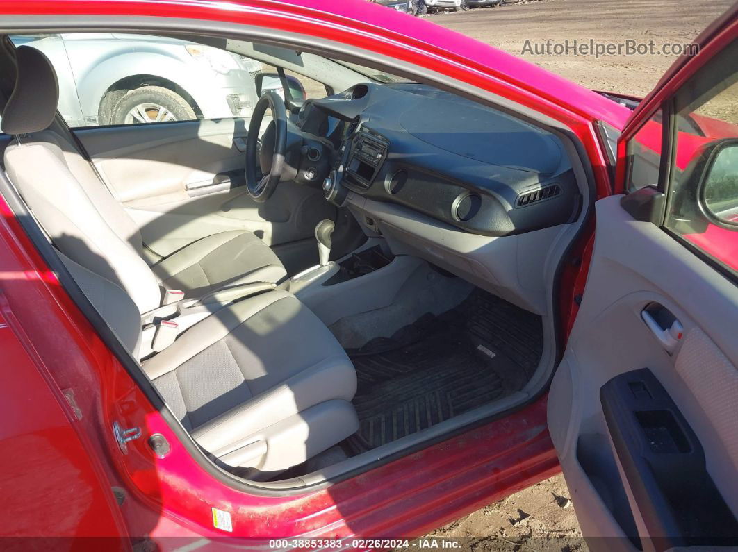 2012 Honda Insight   Red vin: JHMZE2H39CS006471