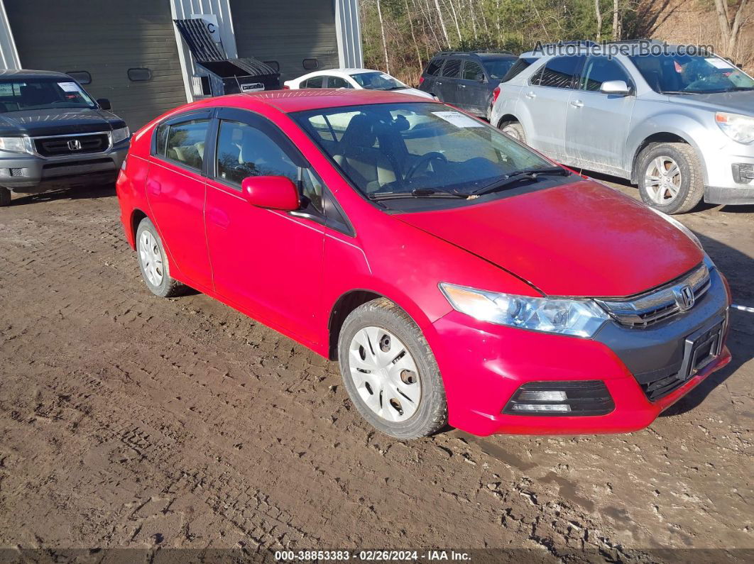 2012 Honda Insight   Red vin: JHMZE2H39CS006471