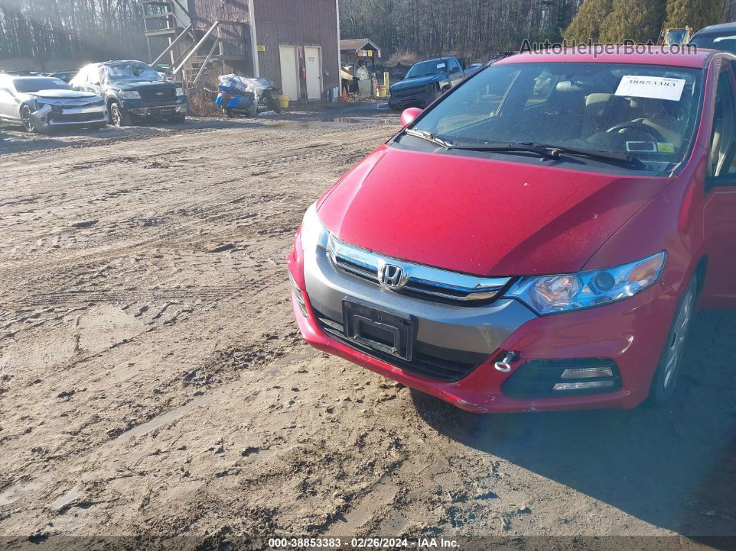 2012 Honda Insight   Red vin: JHMZE2H39CS006471