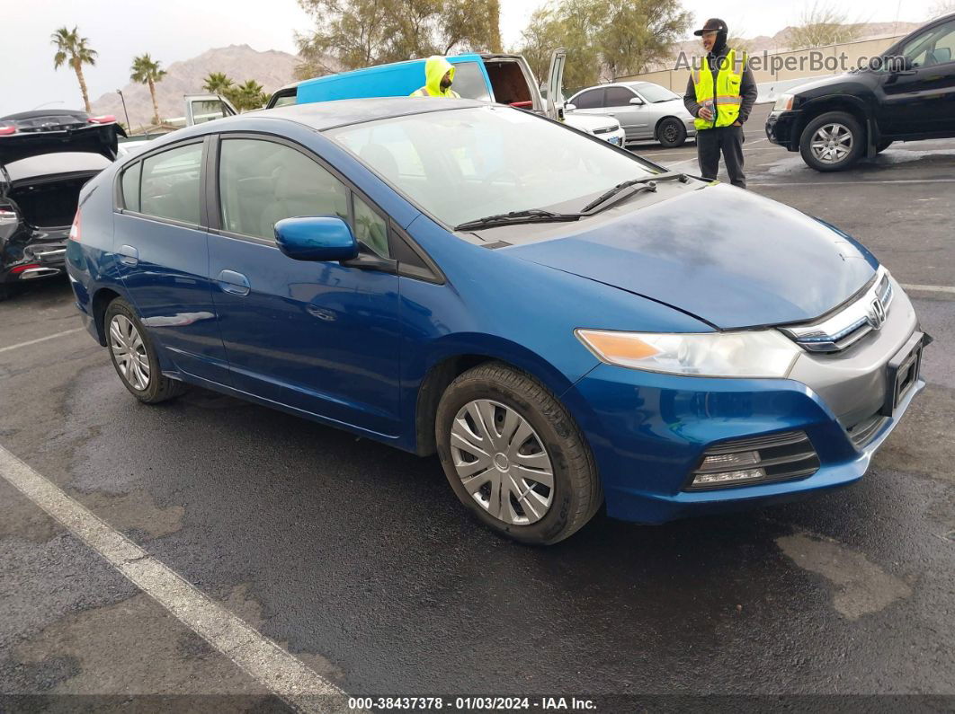 2012 Honda Insight   Blue vin: JHMZE2H3XCS001859