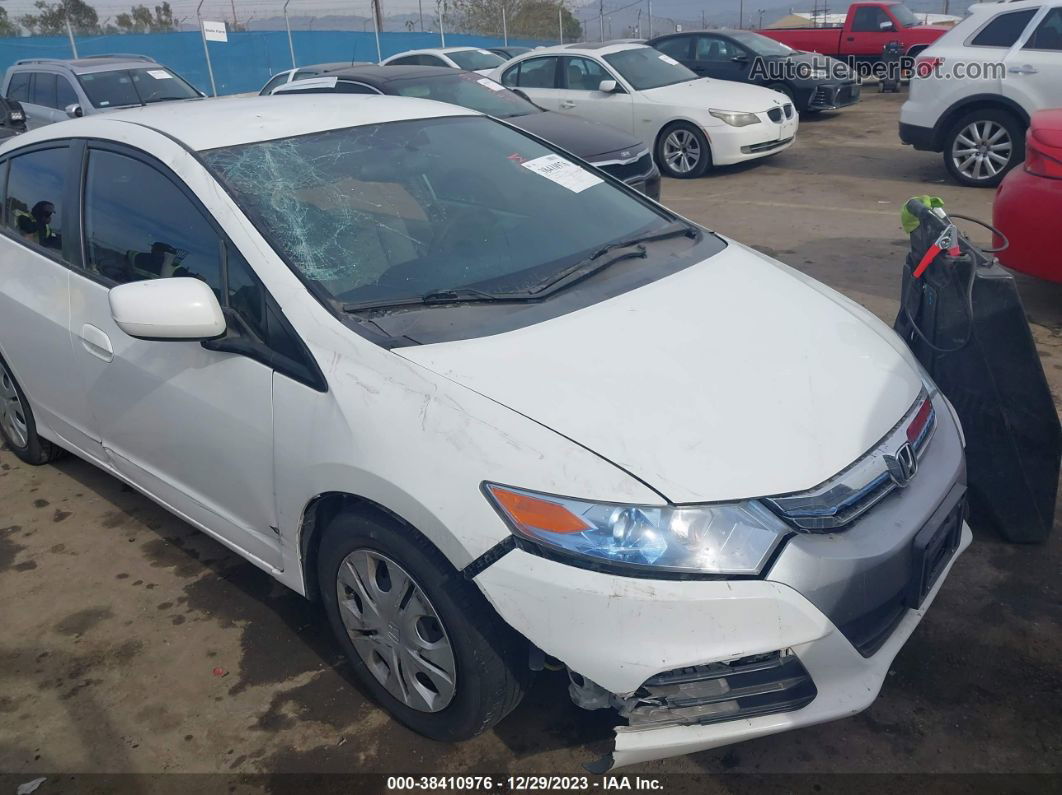 2012 Honda Insight   Белый vin: JHMZE2H3XCS002798