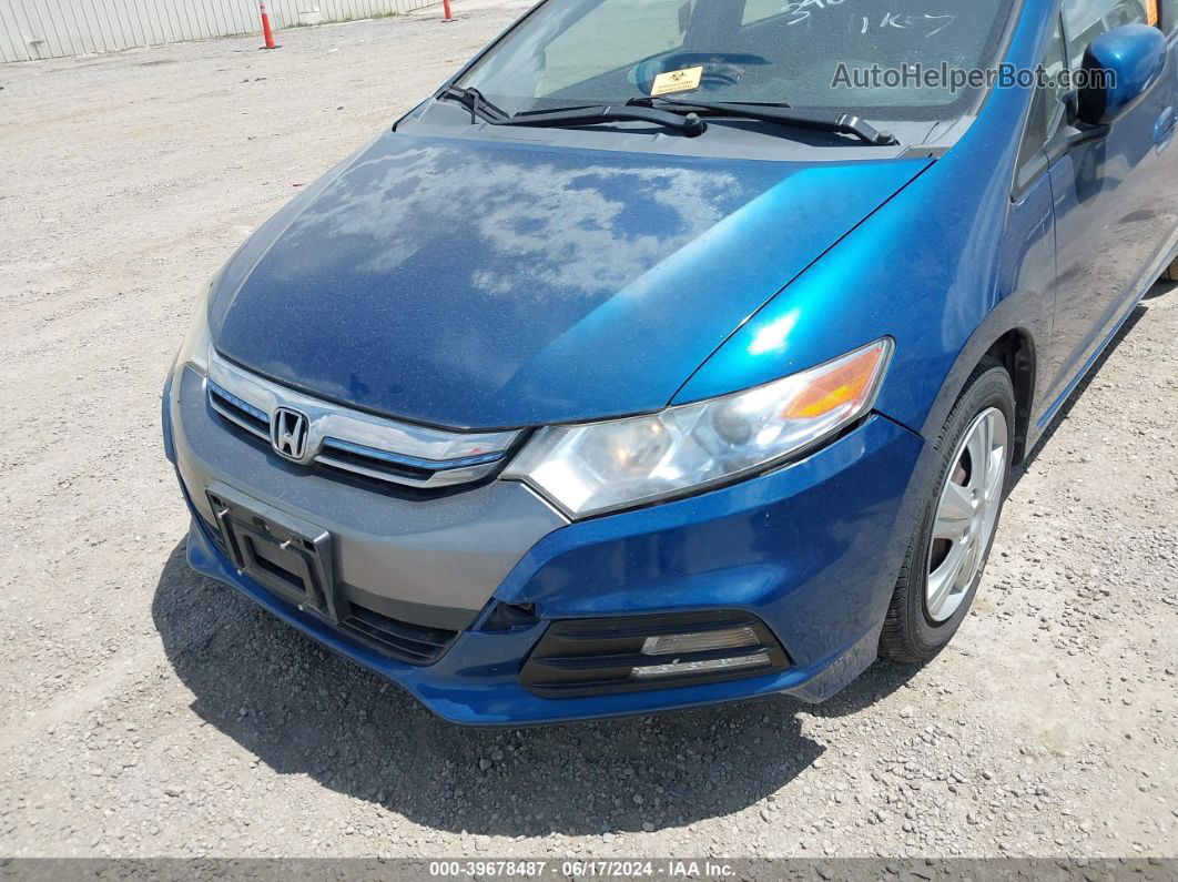 2012 Honda Insight   Blue vin: JHMZE2H3XCS005829