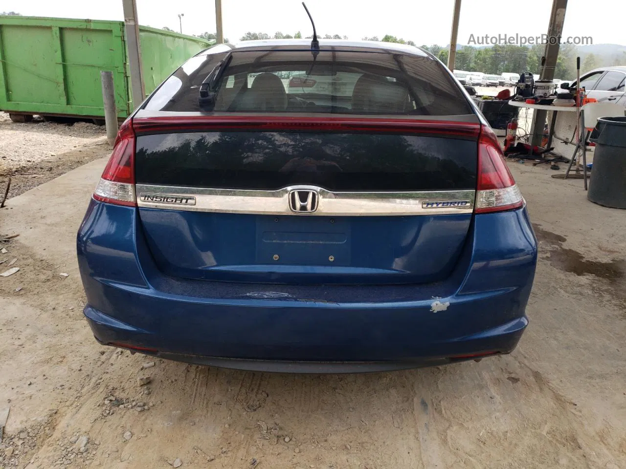 2012 Honda Insight  Blue vin: JHMZE2H3XCS006026