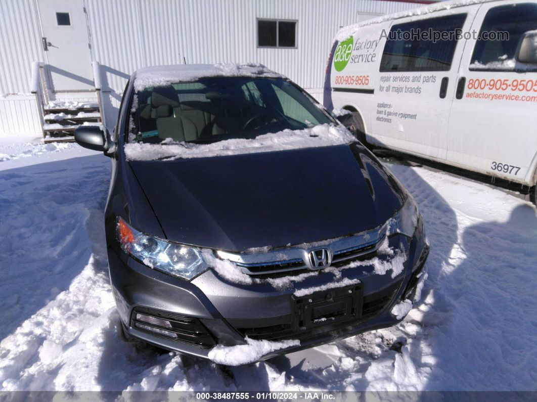 2012 Honda Insight Lx Gray vin: JHMZE2H50CS002116