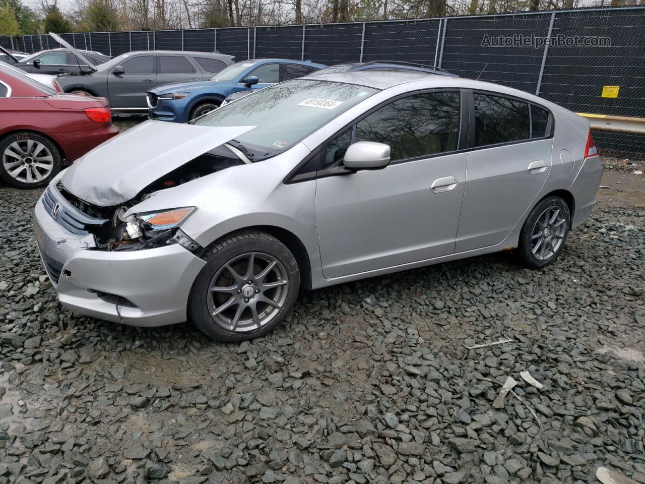 2012 Honda Insight Lx Silver vin: JHMZE2H50CS006330