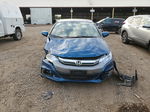 2012 Honda Insight Lx Blue vin: JHMZE2H51CS005719