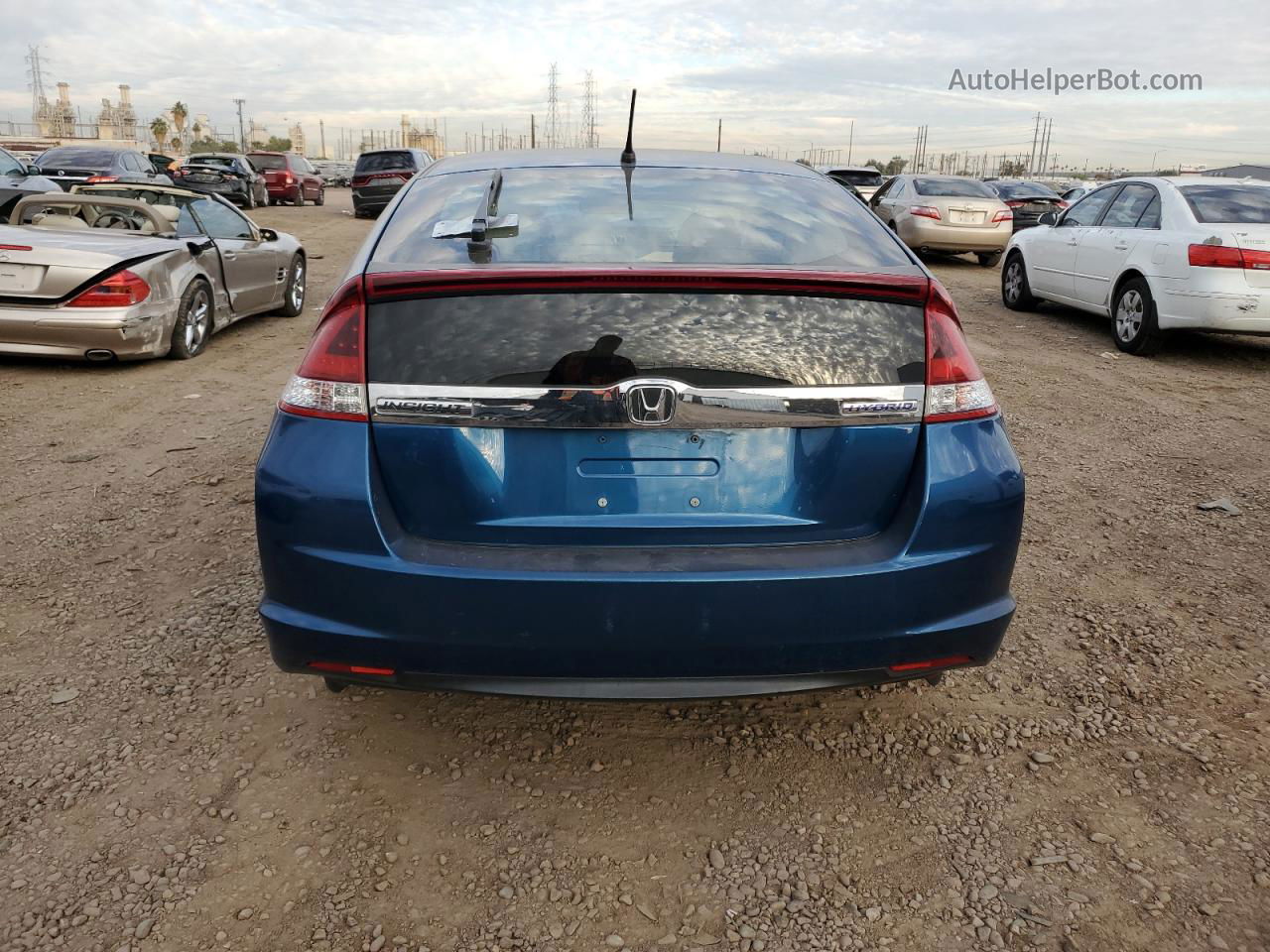 2012 Honda Insight Lx Blue vin: JHMZE2H51CS005719