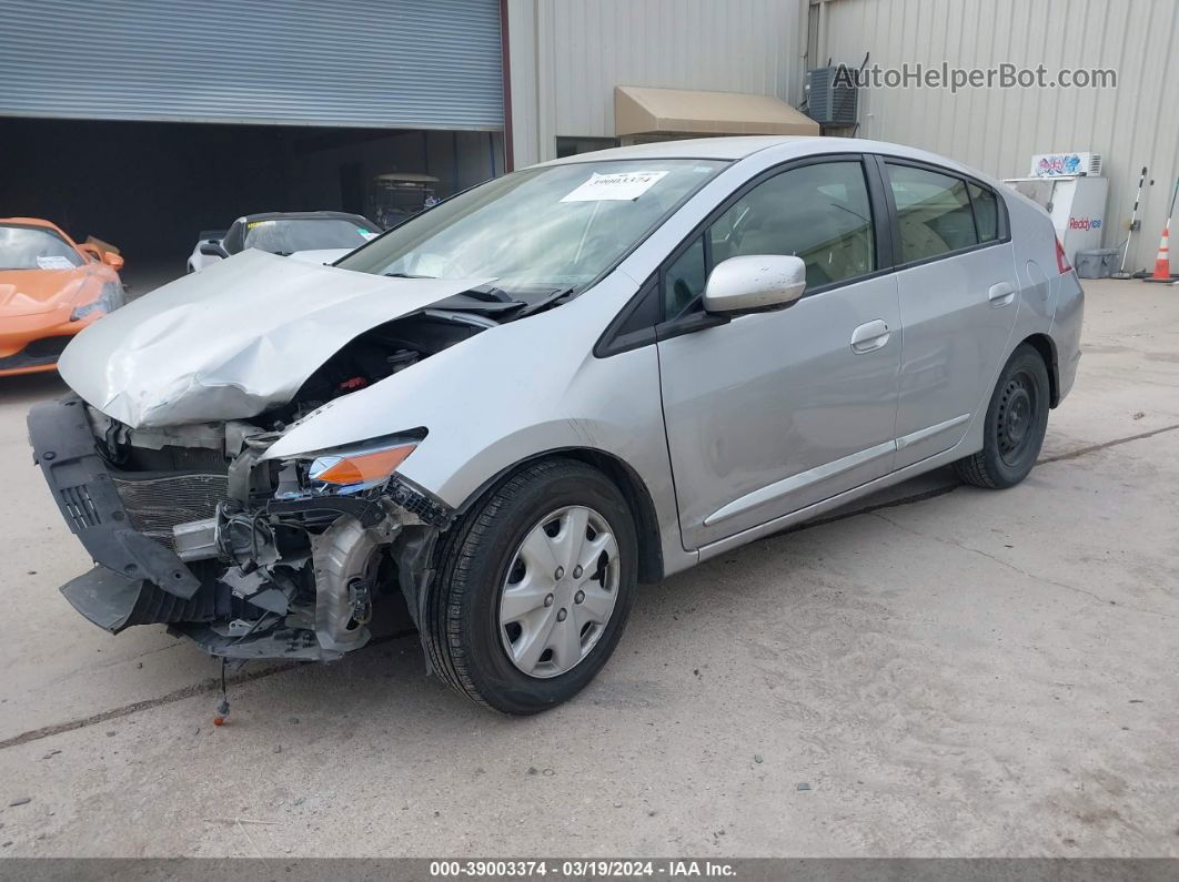 2012 Honda Insight Lx Silver vin: JHMZE2H52CS006099