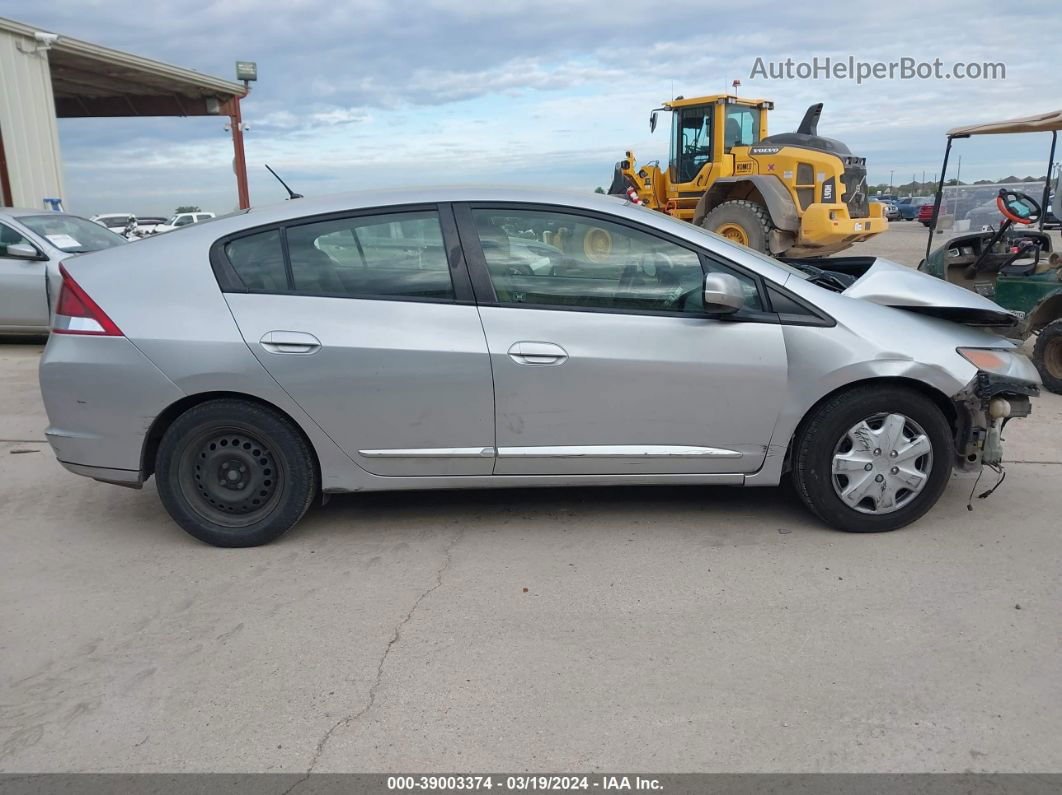 2012 Honda Insight Lx Silver vin: JHMZE2H52CS006099