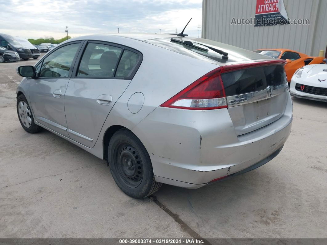 2012 Honda Insight Lx Silver vin: JHMZE2H52CS006099