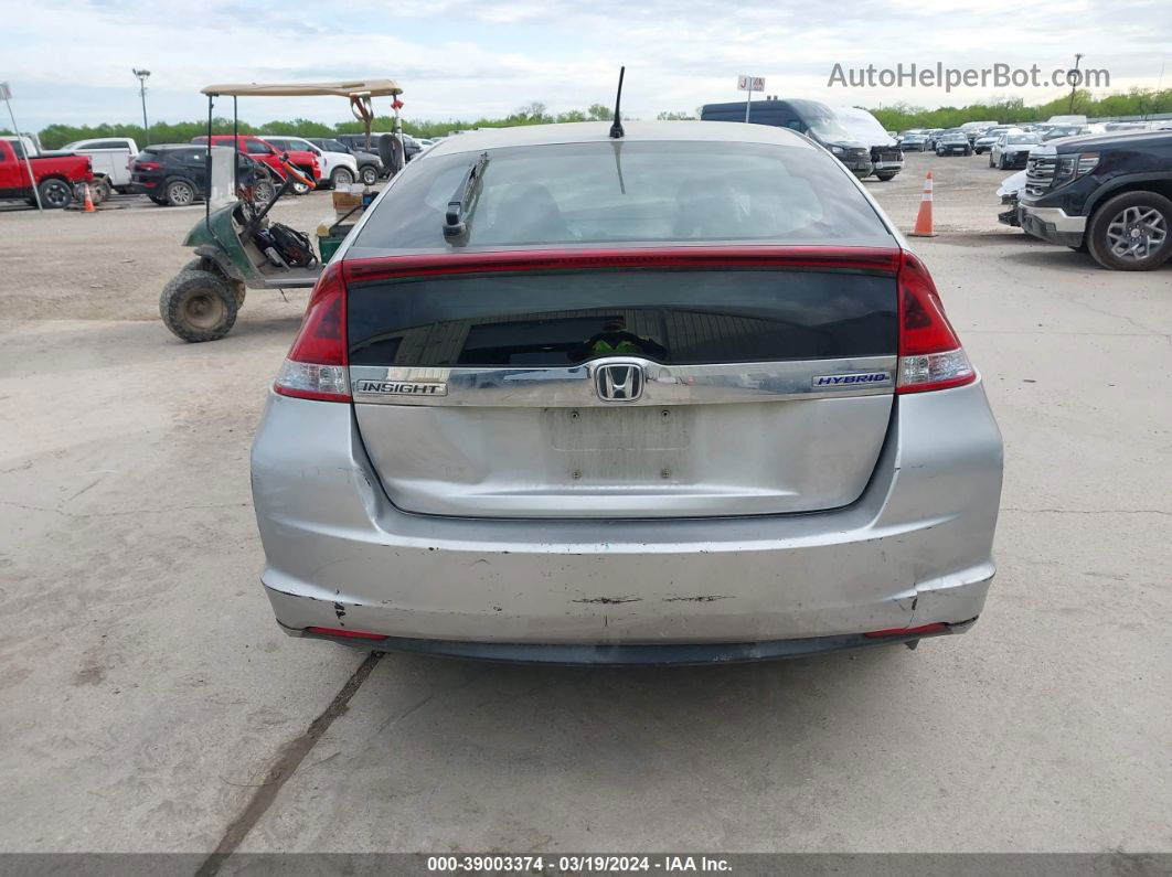 2012 Honda Insight Lx Silver vin: JHMZE2H52CS006099