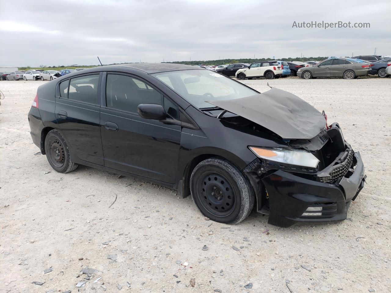 2012 Honda Insight Lx Black vin: JHMZE2H53CS000053