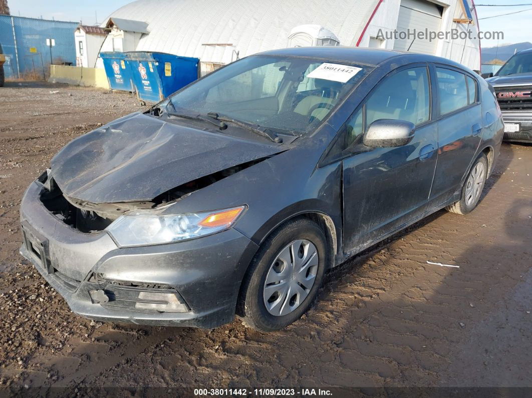 2012 Honda Insight Lx Gray vin: JHMZE2H53CS004247