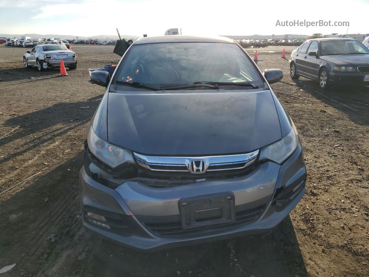 2012 Honda Insight Lx Серый vin: JHMZE2H54CS004564