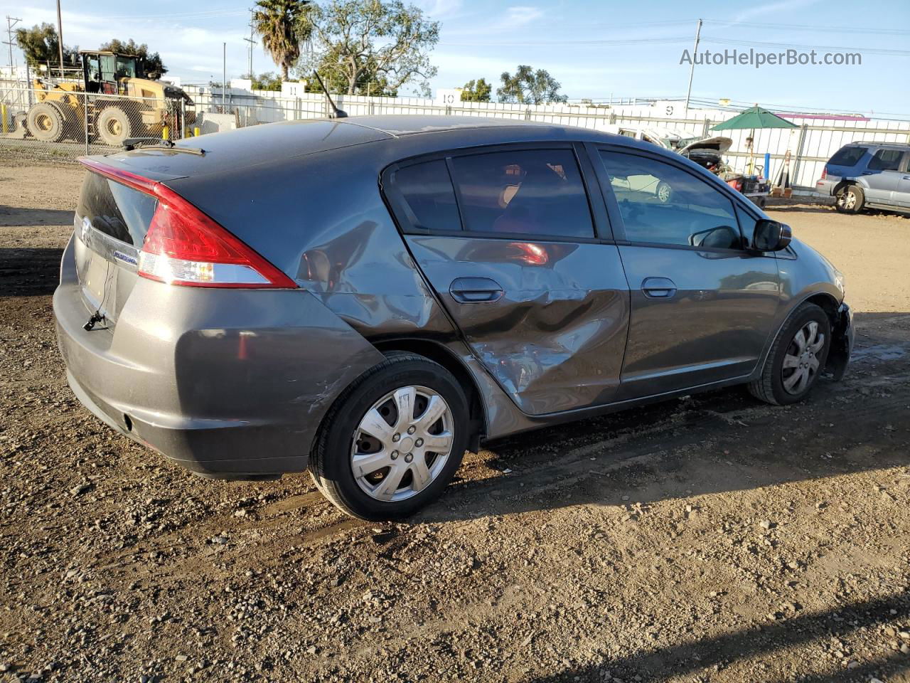 2012 Honda Insight Lx Серый vin: JHMZE2H54CS004564