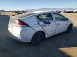 2012 Honda Insight Lx White vin: JHMZE2H56CS004579