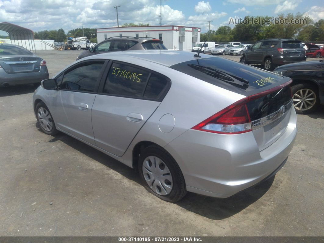 2012 Honda Insight Lx Silver vin: JHMZE2H58CS001196