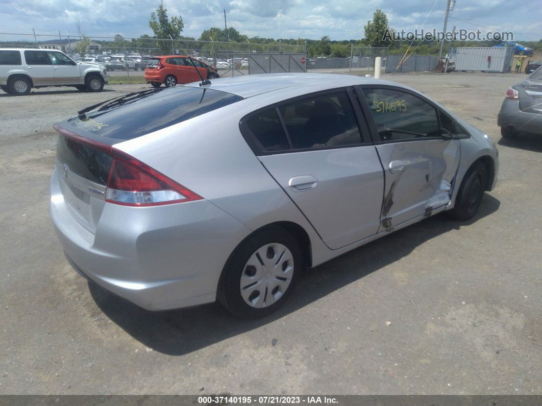 2012 Honda Insight Lx Silver vin: JHMZE2H58CS001196