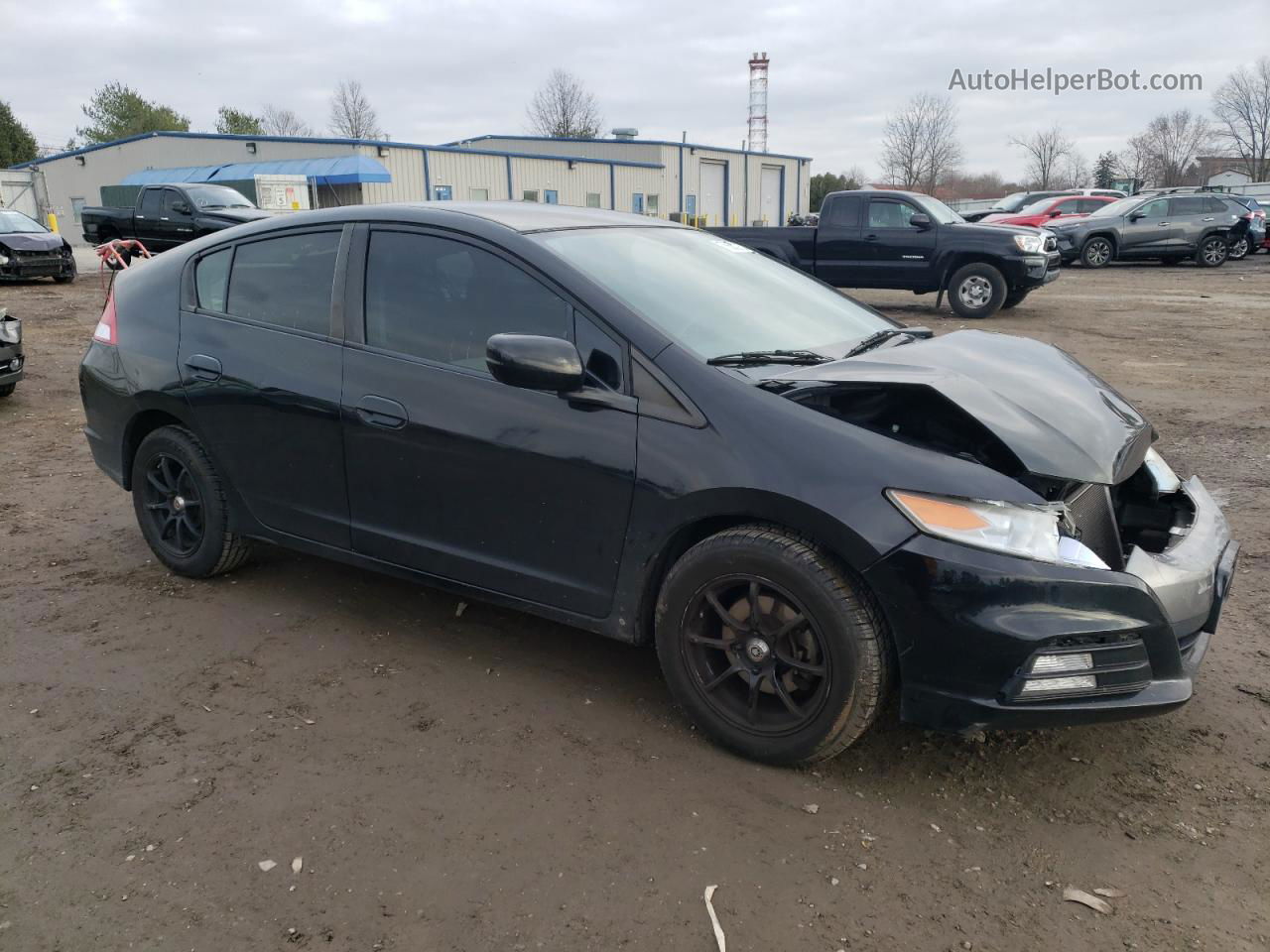 2012 Honda Insight Lx Black vin: JHMZE2H58CS003272