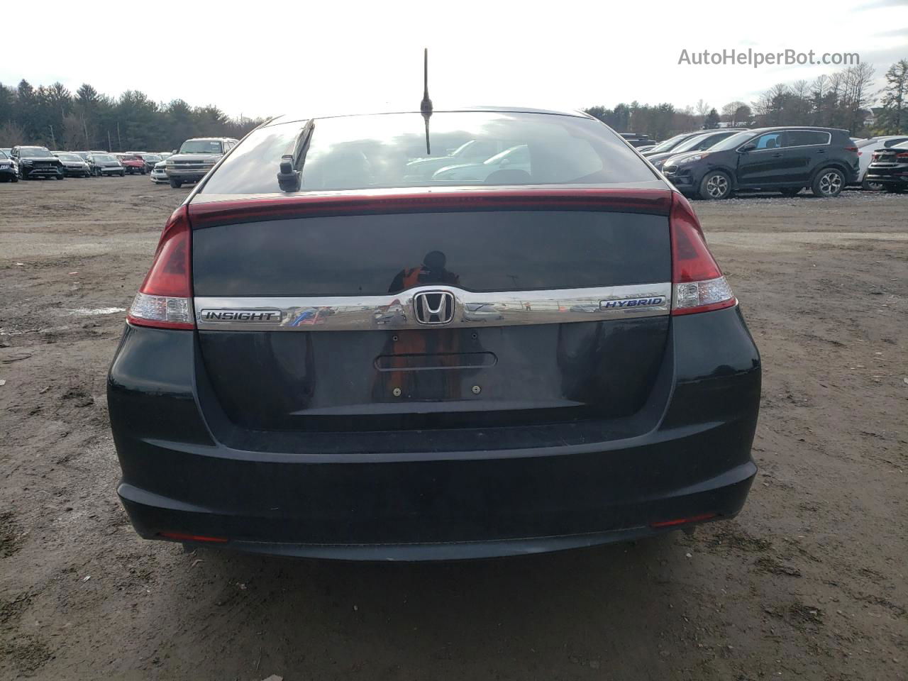 2012 Honda Insight Lx Black vin: JHMZE2H58CS003272