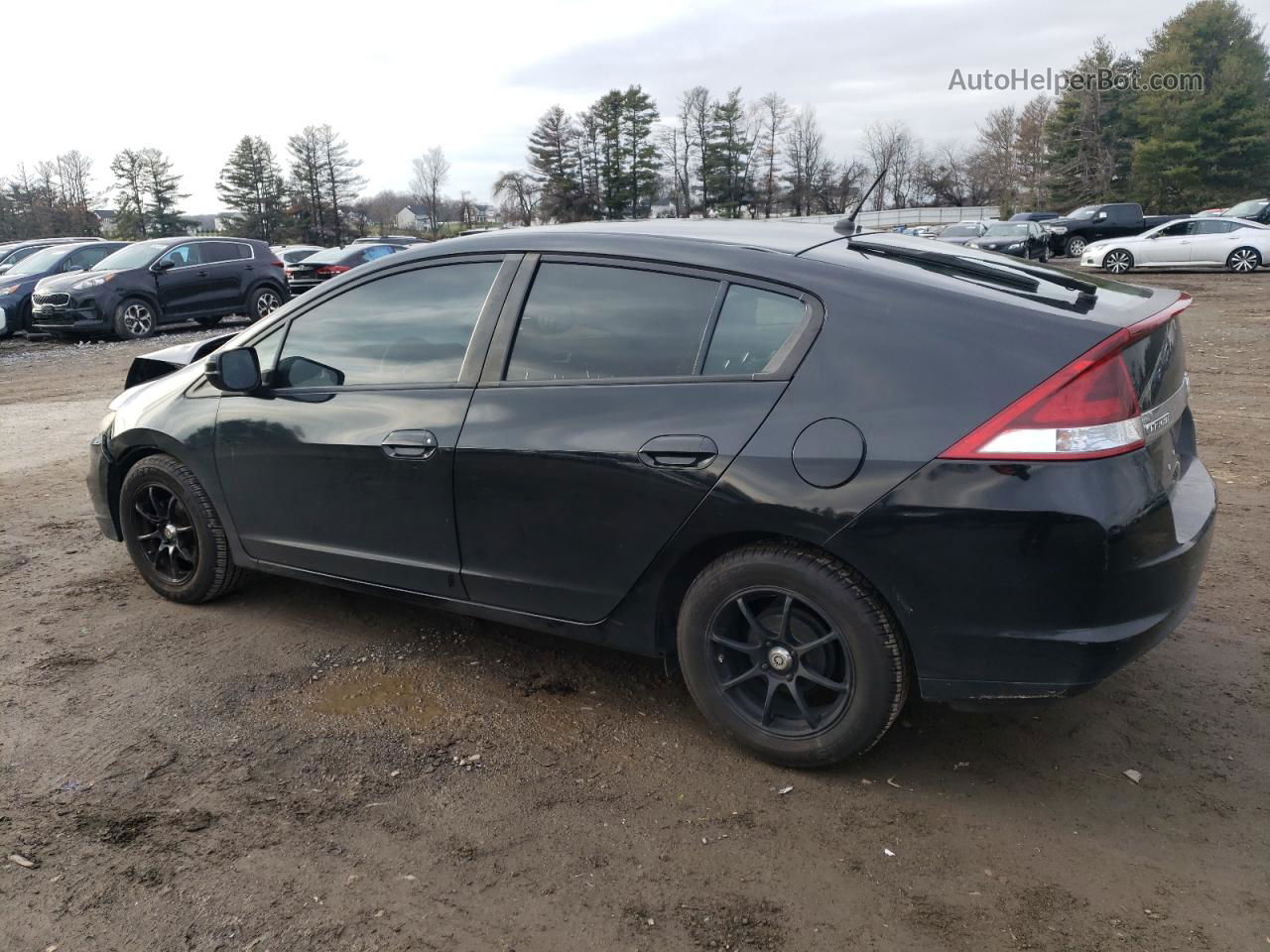 2012 Honda Insight Lx Черный vin: JHMZE2H58CS003272