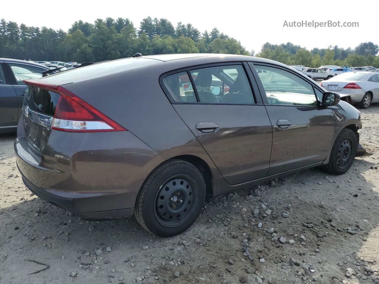 2012 Honda Insight Lx Gray vin: JHMZE2H58CS005958