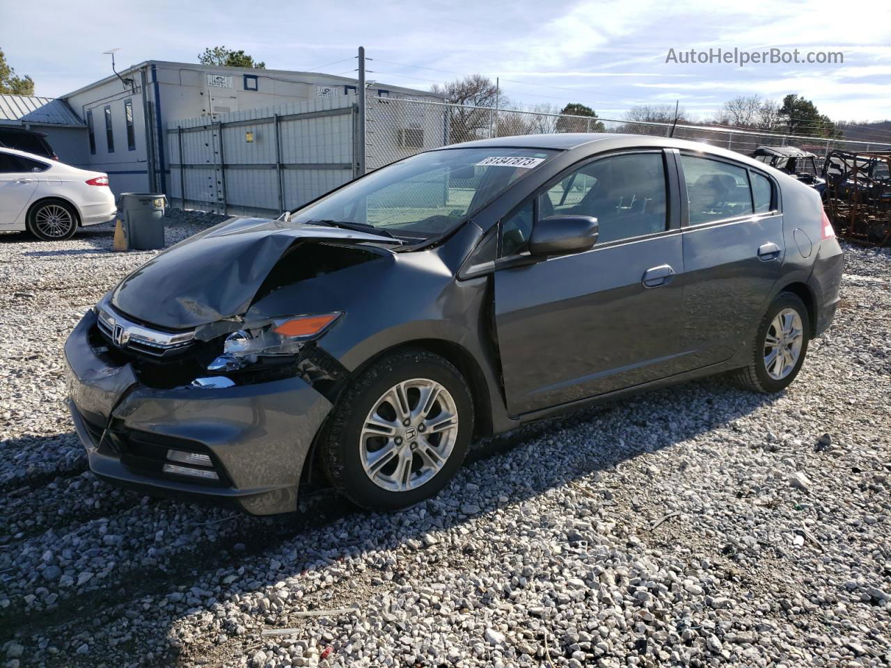 2012 Honda Insight Lx Gray vin: JHMZE2H59CS006374