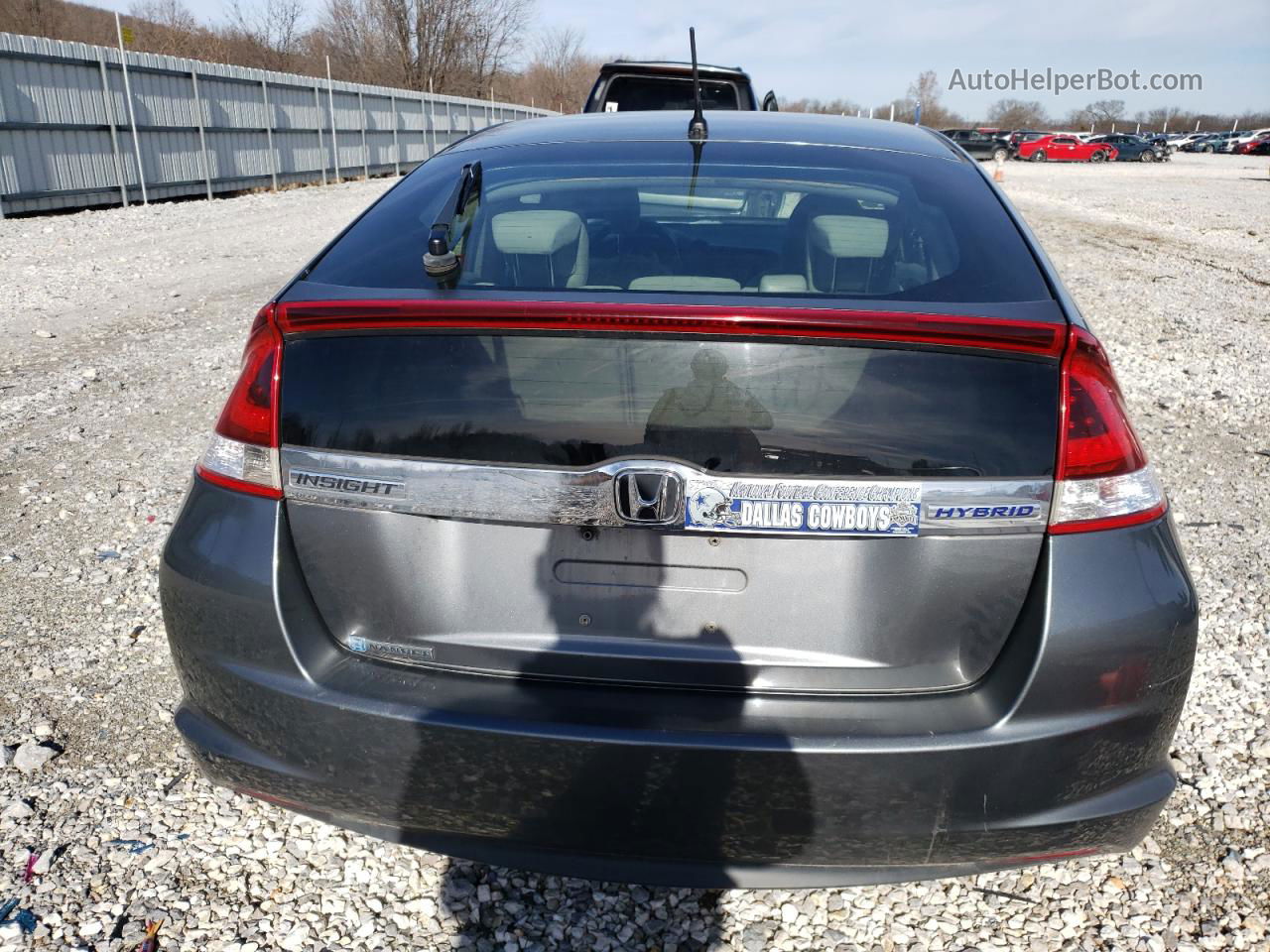 2012 Honda Insight Lx Gray vin: JHMZE2H59CS006374