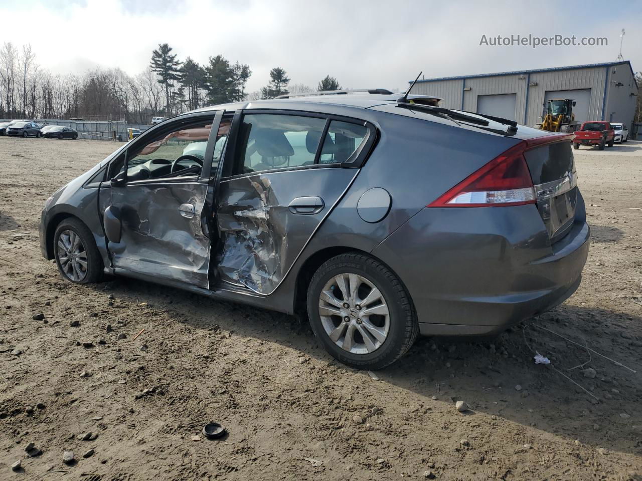 2012 Honda Insight Ex Gray vin: JHMZE2H71CS000778