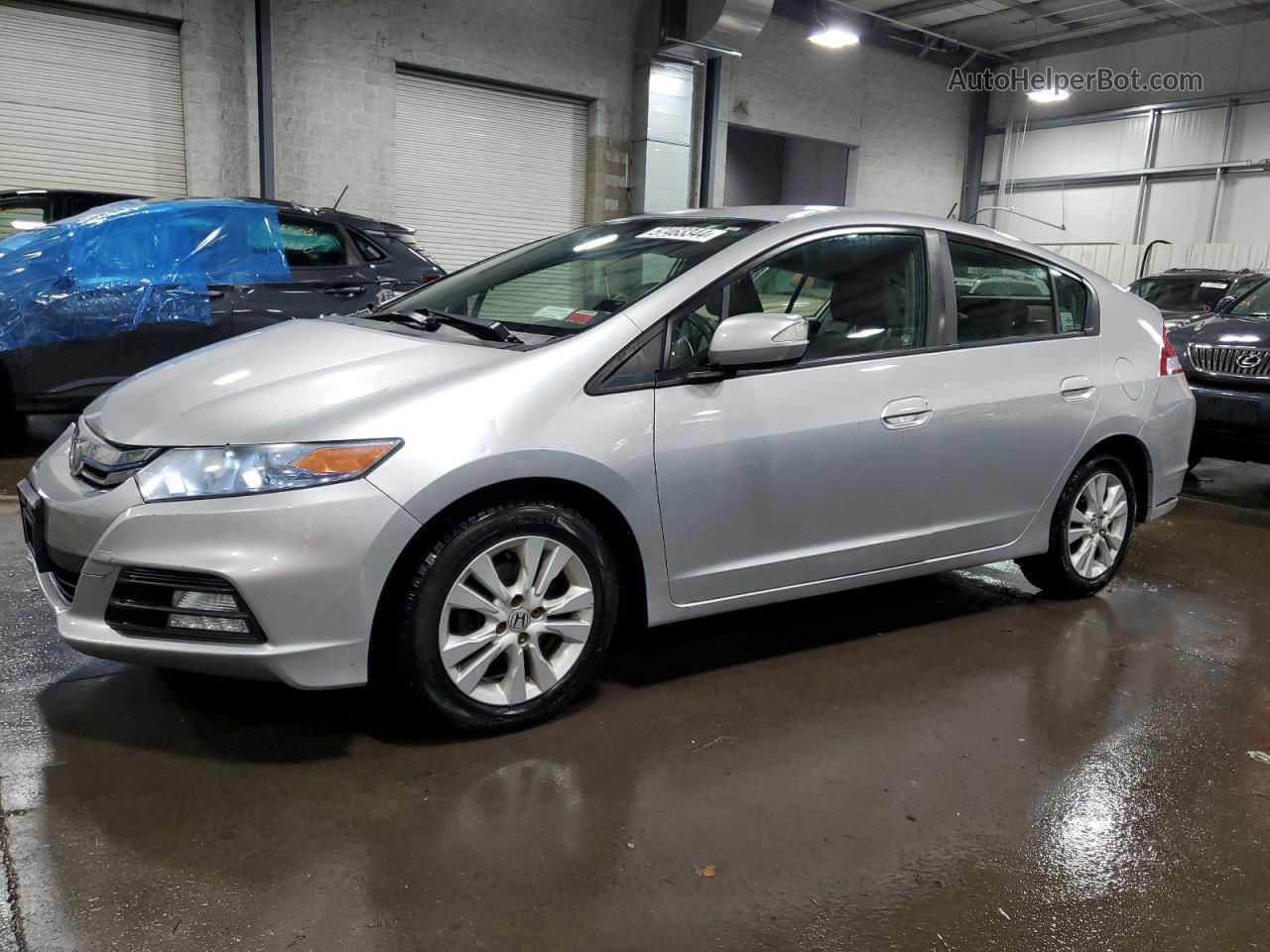 2012 Honda Insight Ex Silver vin: JHMZE2H71CS000828