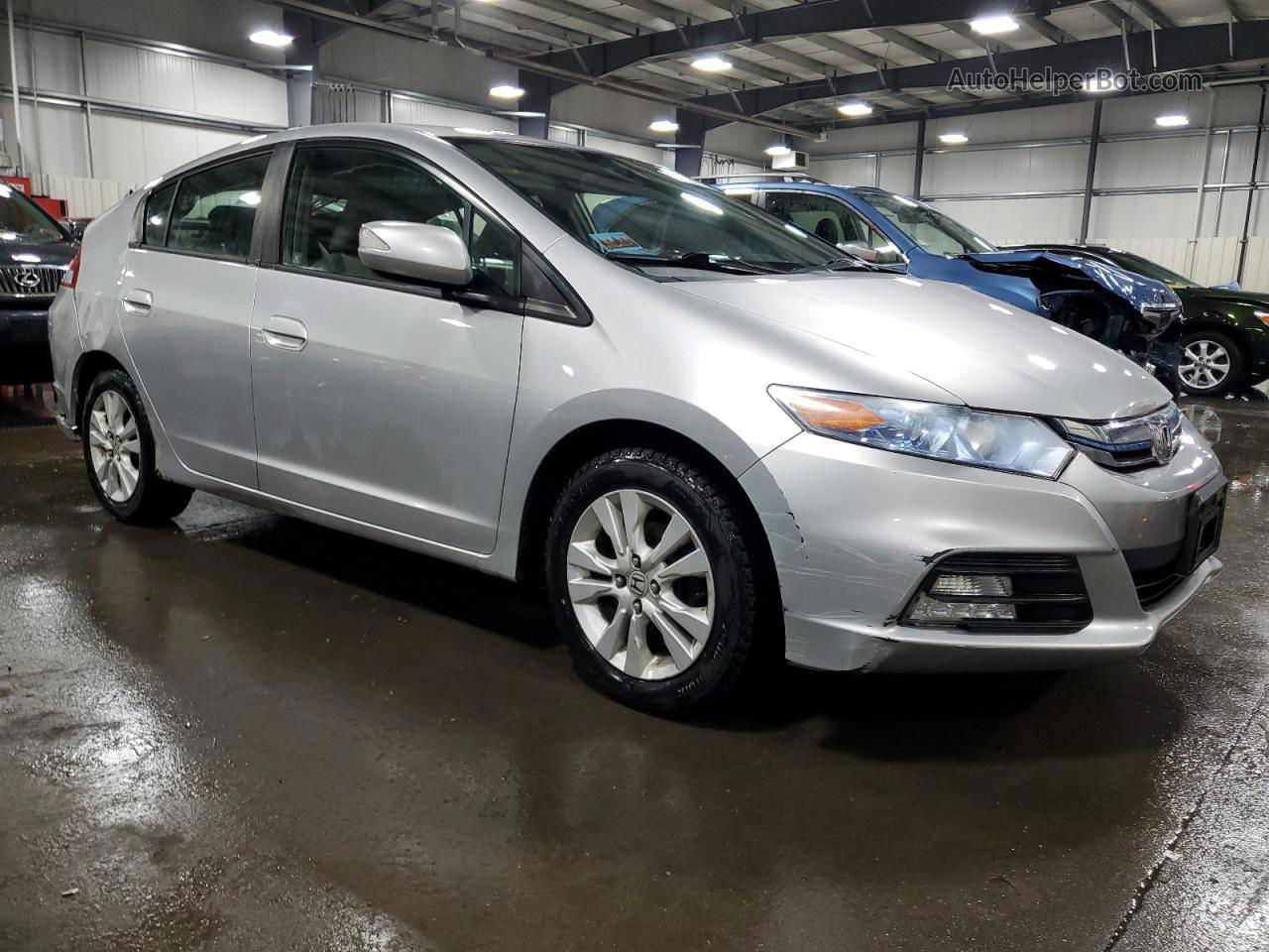 2012 Honda Insight Ex Silver vin: JHMZE2H71CS000828