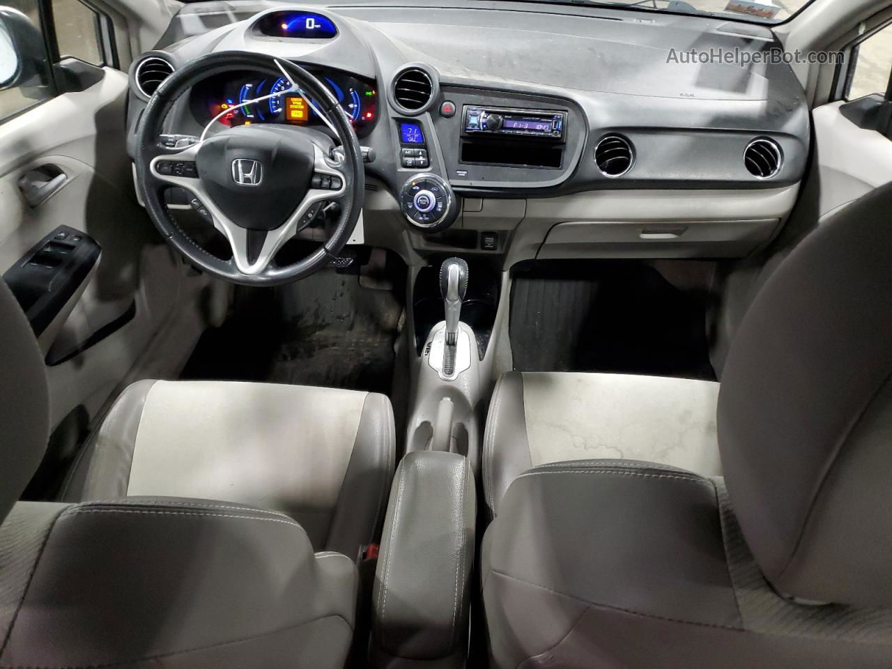 2012 Honda Insight Ex Серебряный vin: JHMZE2H71CS000828