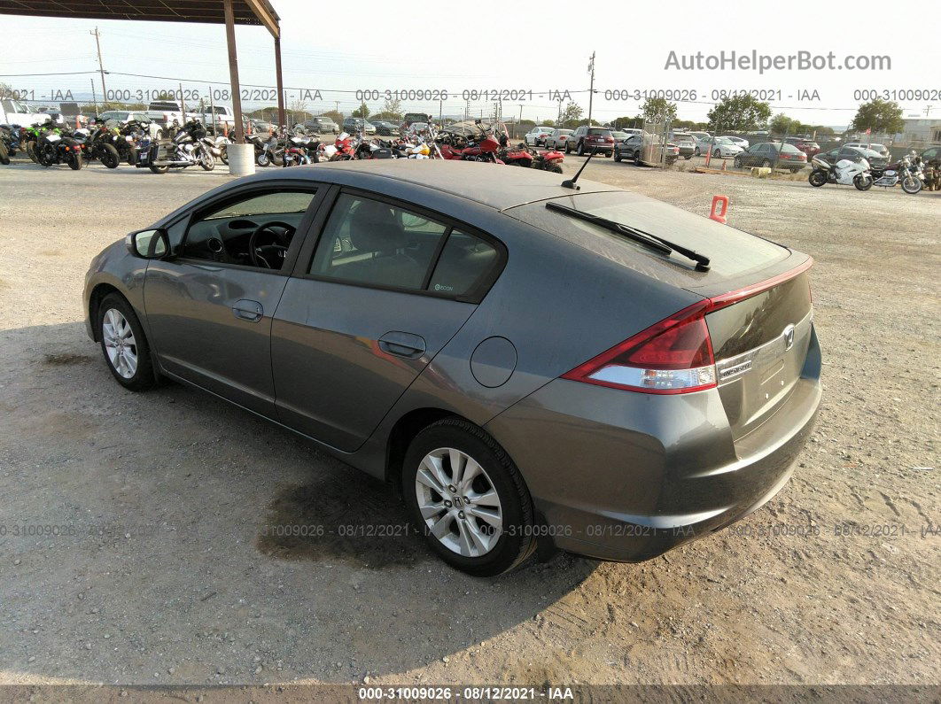 2012 Honda Insight Ex Серый vin: JHMZE2H71CS000876