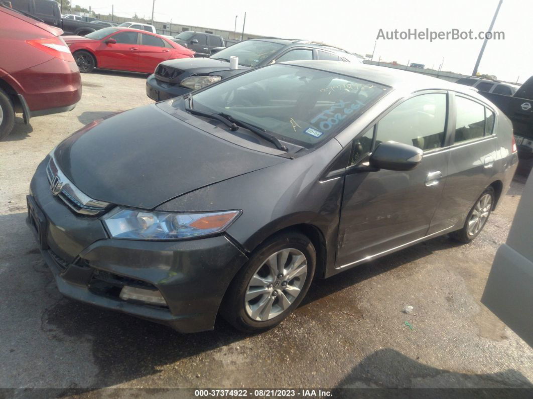 2012 Honda Insight Ex Gray vin: JHMZE2H71CS002661