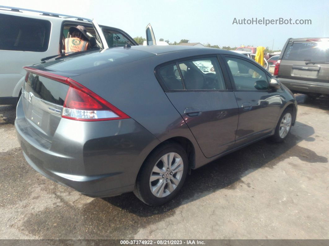 2012 Honda Insight Ex Gray vin: JHMZE2H71CS002661