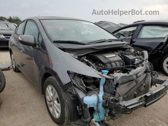 2012 Honda Insight Ex Gray vin: JHMZE2H72CS002653