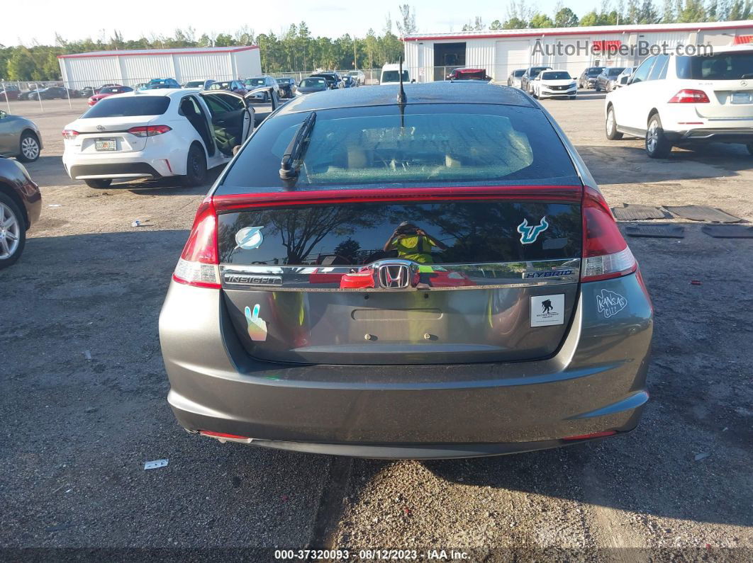 2012 Honda Insight Ex Gray vin: JHMZE2H72CS004810