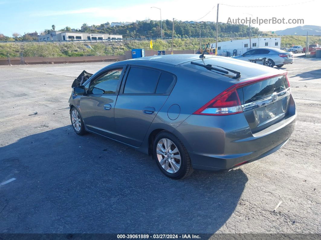 2012 Honda Insight Ex Gray vin: JHMZE2H72CS005133