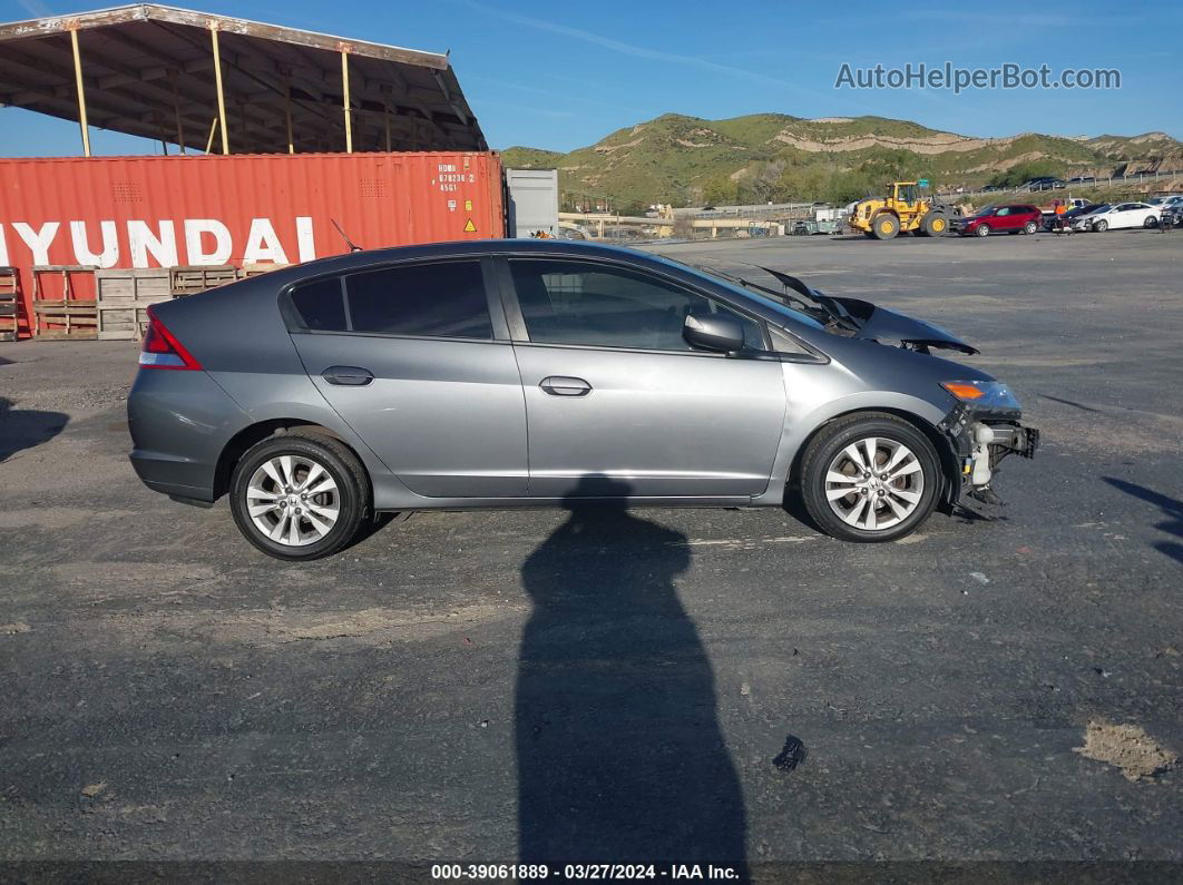 2012 Honda Insight Ex Gray vin: JHMZE2H72CS005133