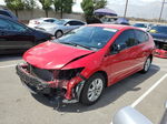 2012 Honda Insight Ex Red vin: JHMZE2H72CS005651