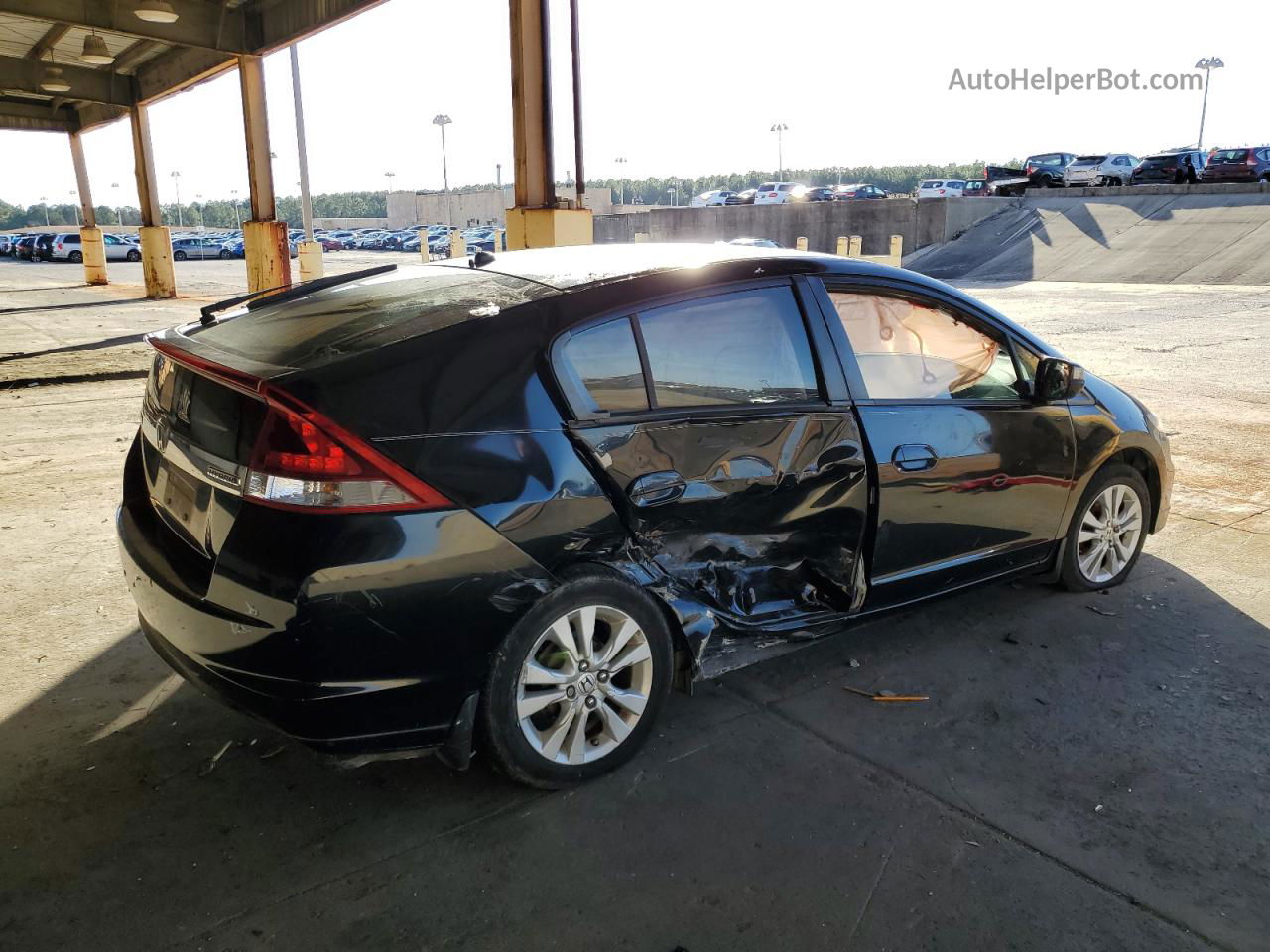 2012 Honda Insight Ex Black vin: JHMZE2H73CS000992