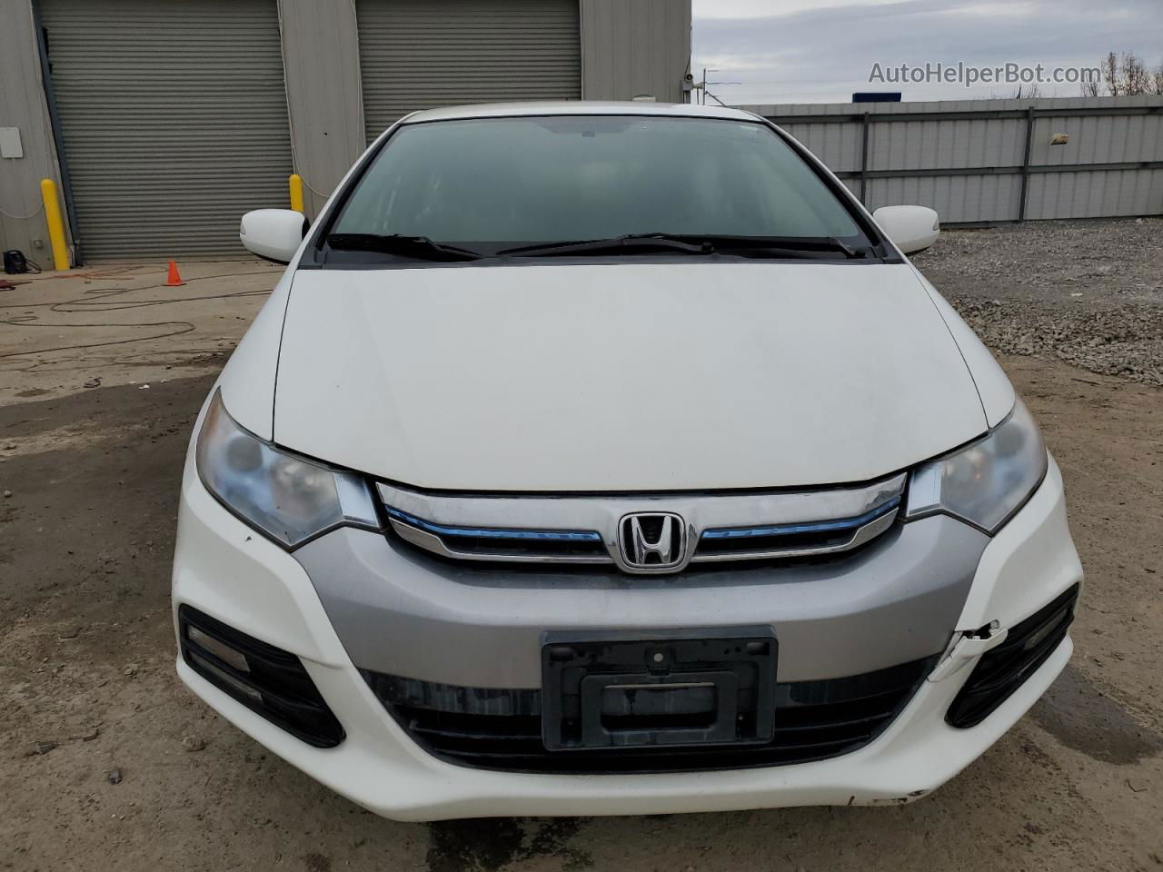 2012 Honda Insight Ex Белый vin: JHMZE2H73CS001060