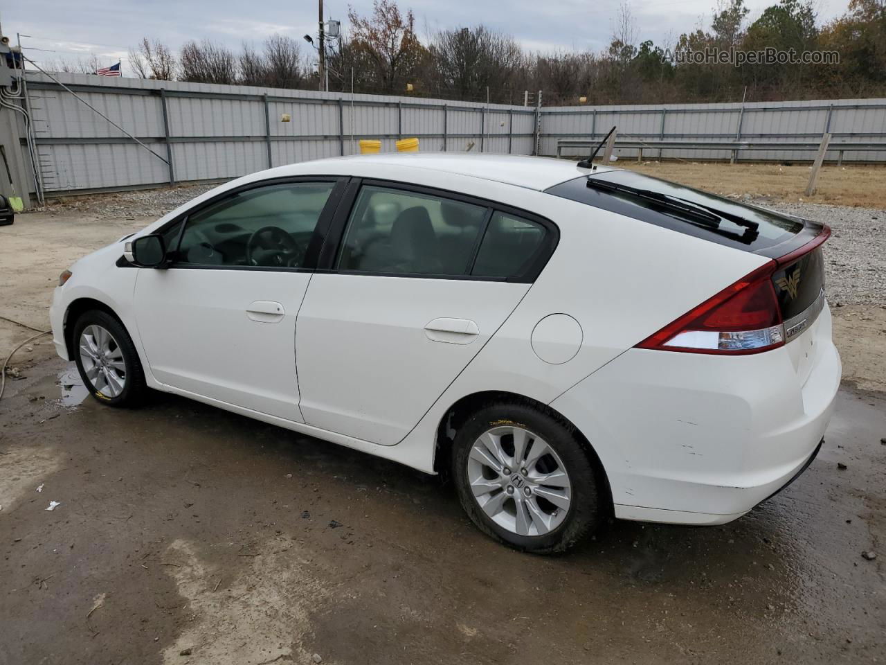 2012 Honda Insight Ex Белый vin: JHMZE2H73CS001060