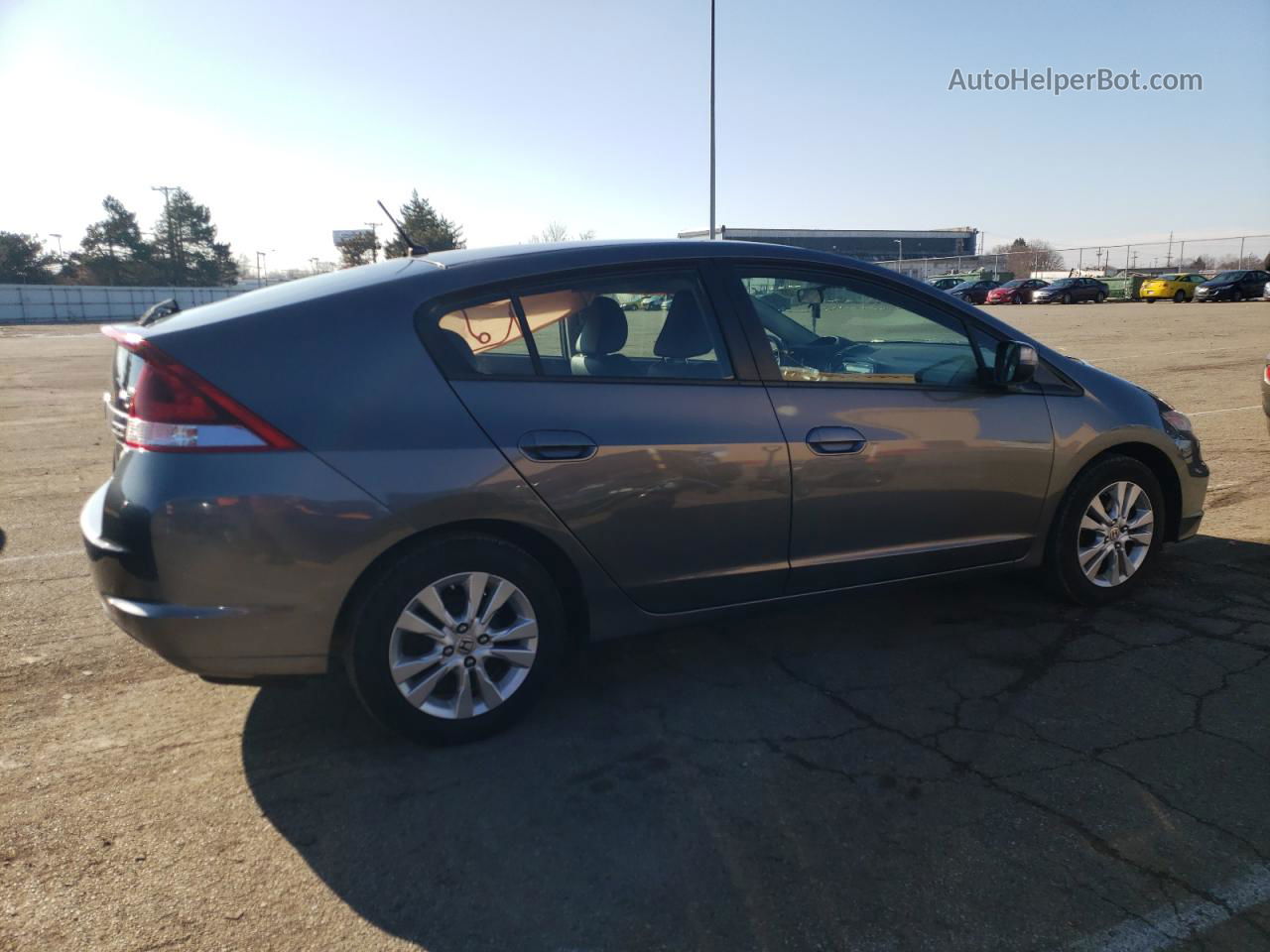 2012 Honda Insight Ex Gray vin: JHMZE2H73CS004864