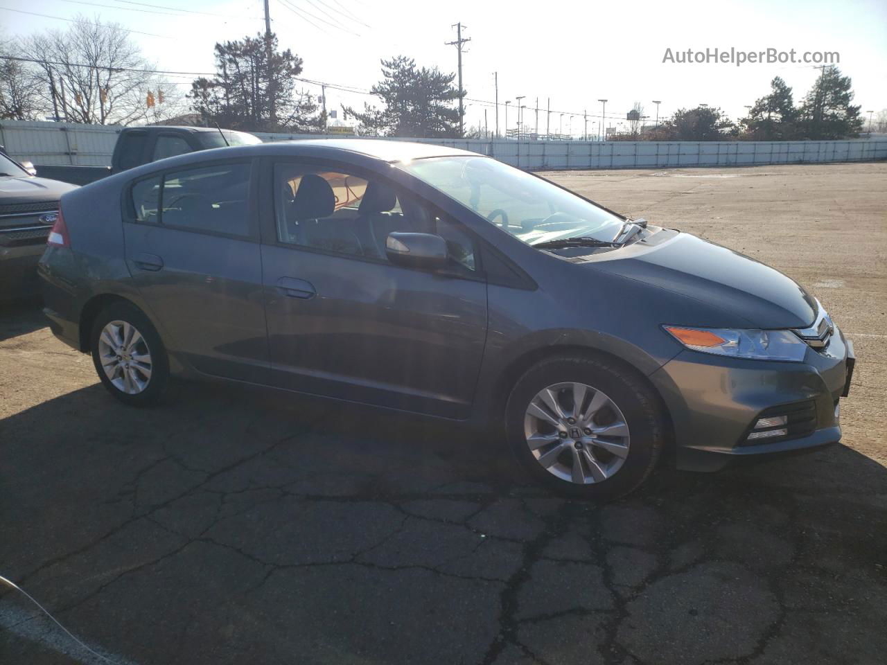 2012 Honda Insight Ex Gray vin: JHMZE2H73CS004864