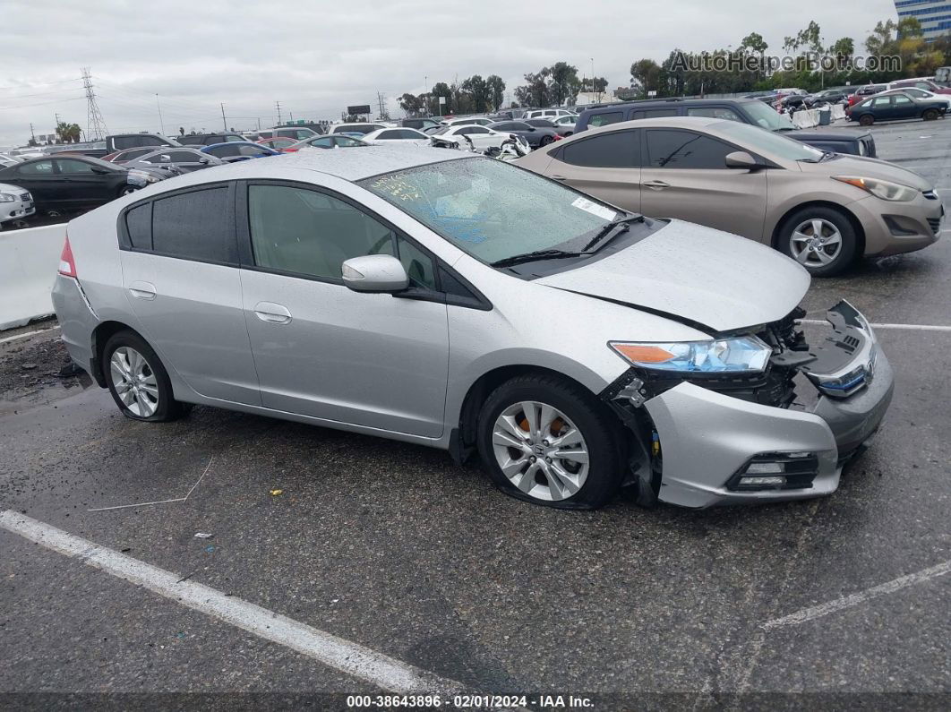 2012 Honda Insight Ex Silver vin: JHMZE2H73CS005061